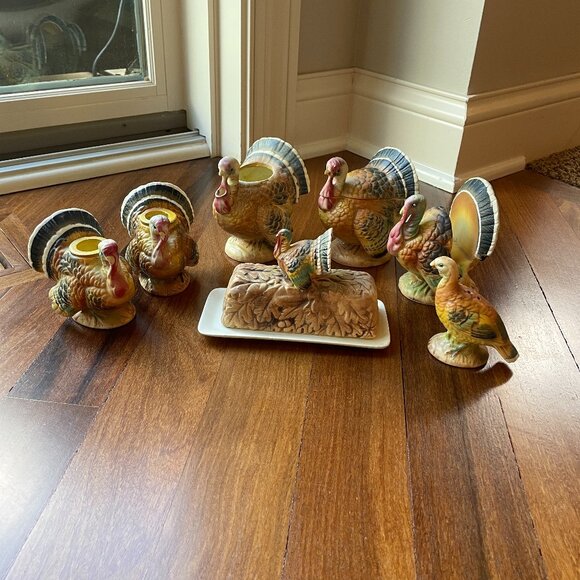 Napcoware Other - Vintage 9 Piece Napcoware -Japan Turkey Thanksgiving Serving set